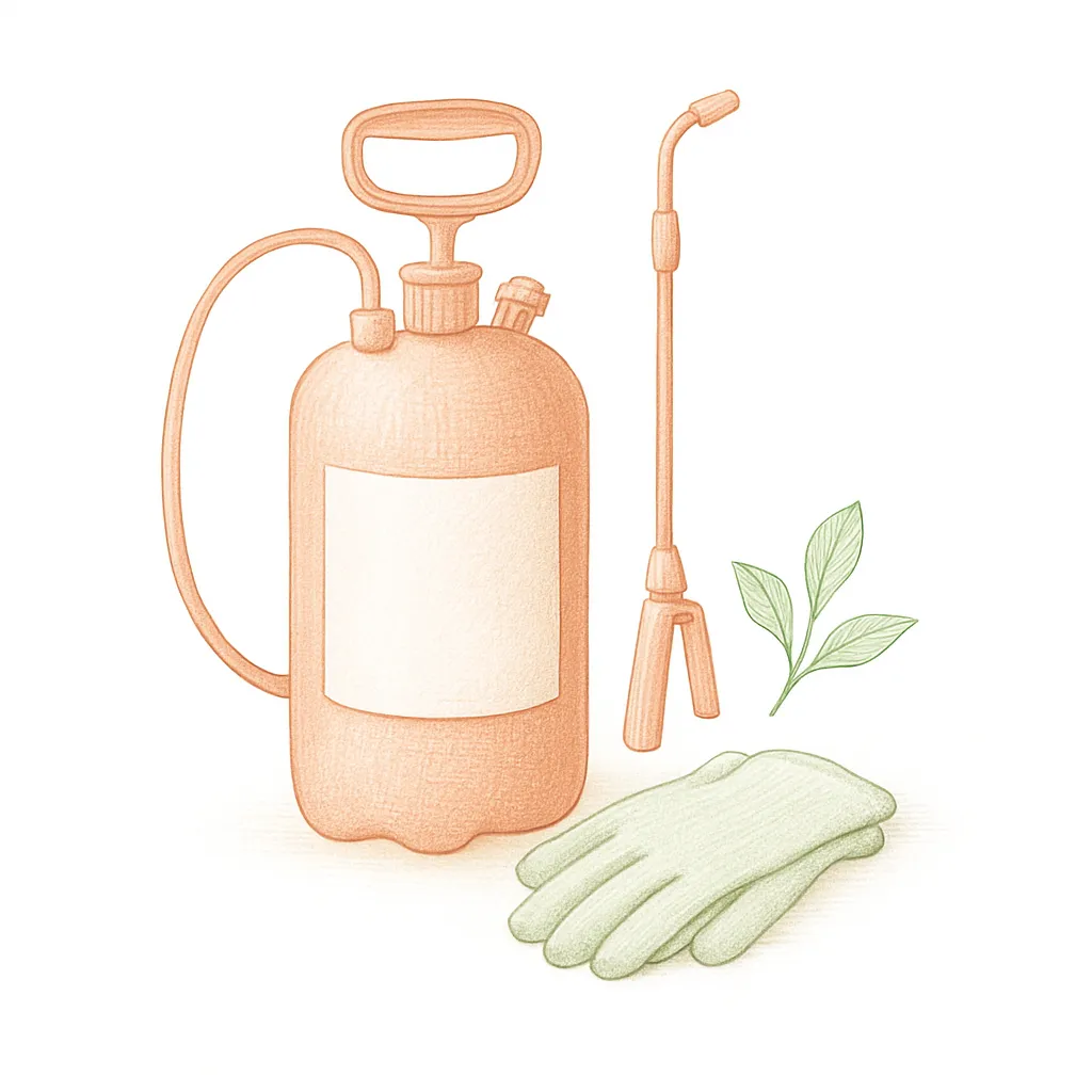 Illustration for the Conventional pesticides tier of the pest control ladder