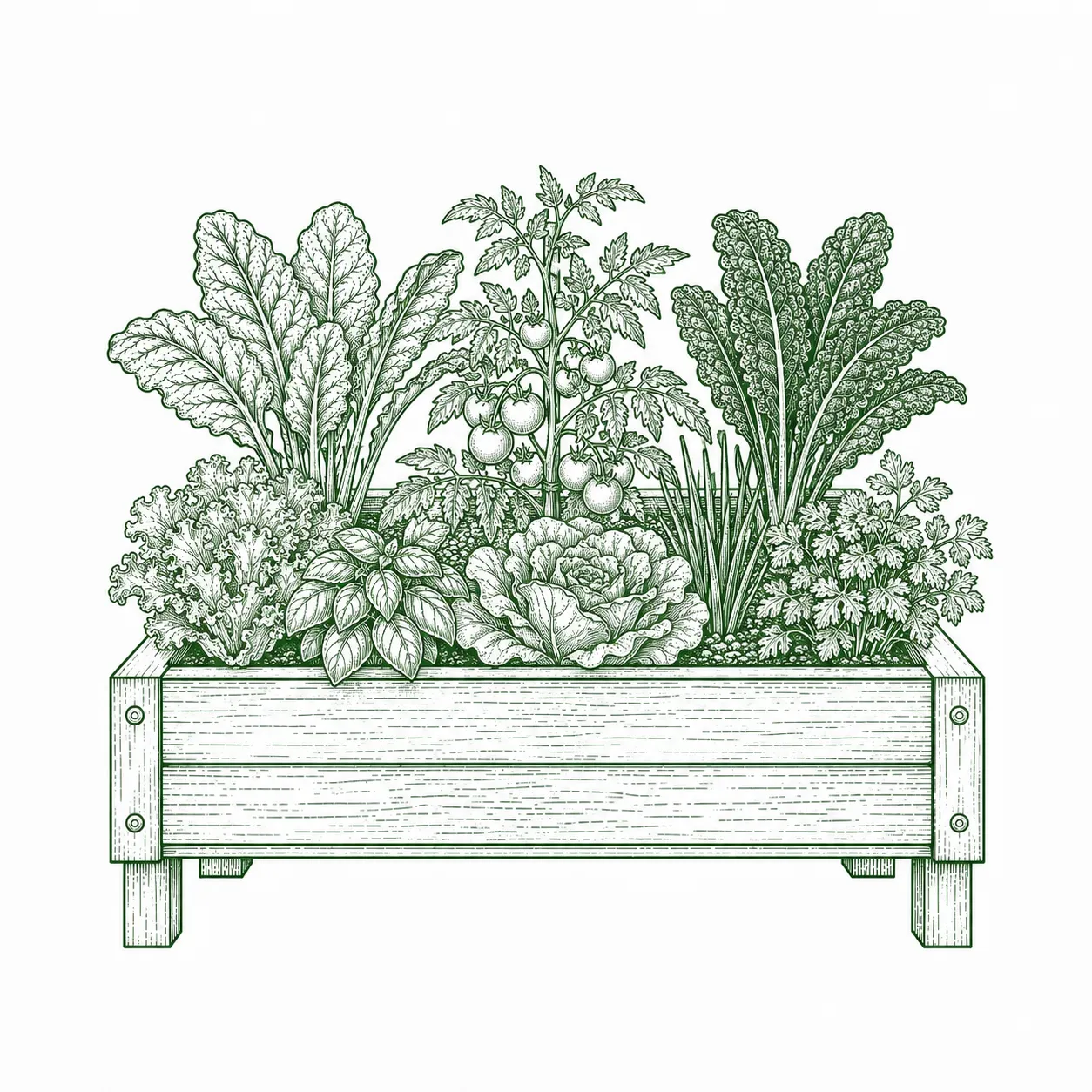Raised bed illustration