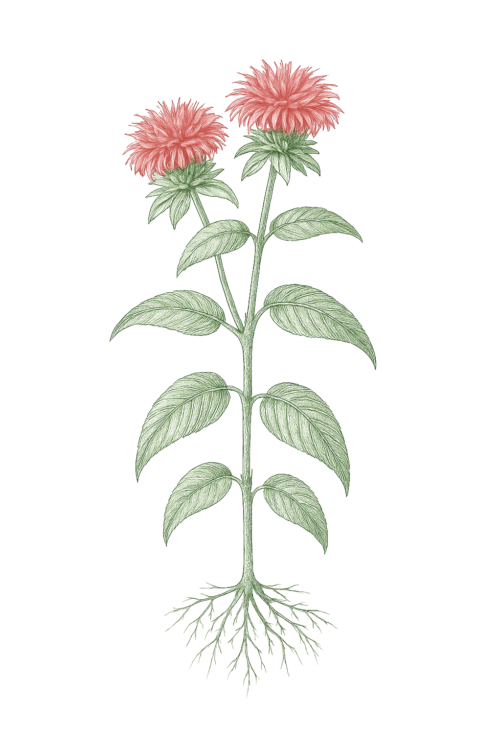 Bee Balm mature plant