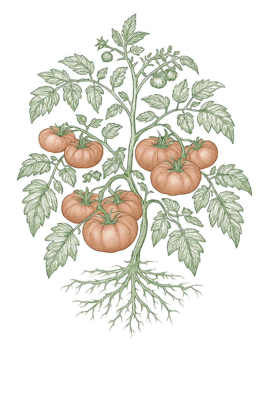 Beefsteak Tomato mature plant