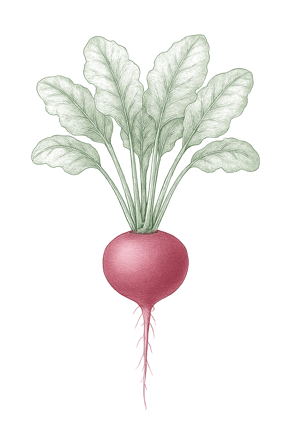 Beet mature plant