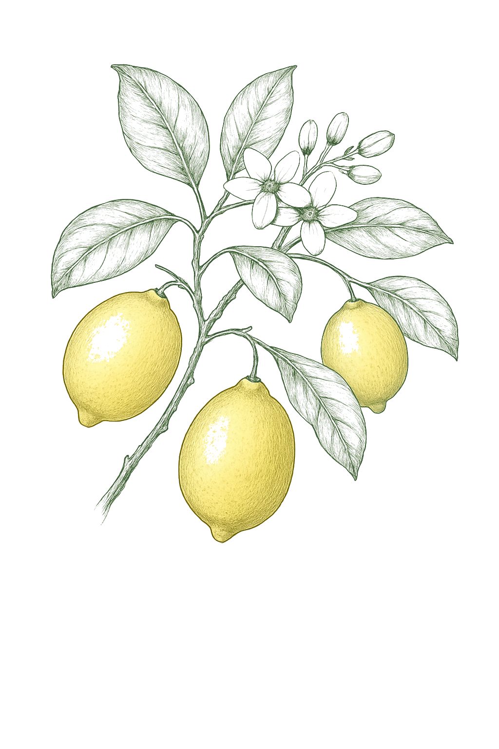 Lemon mature plant