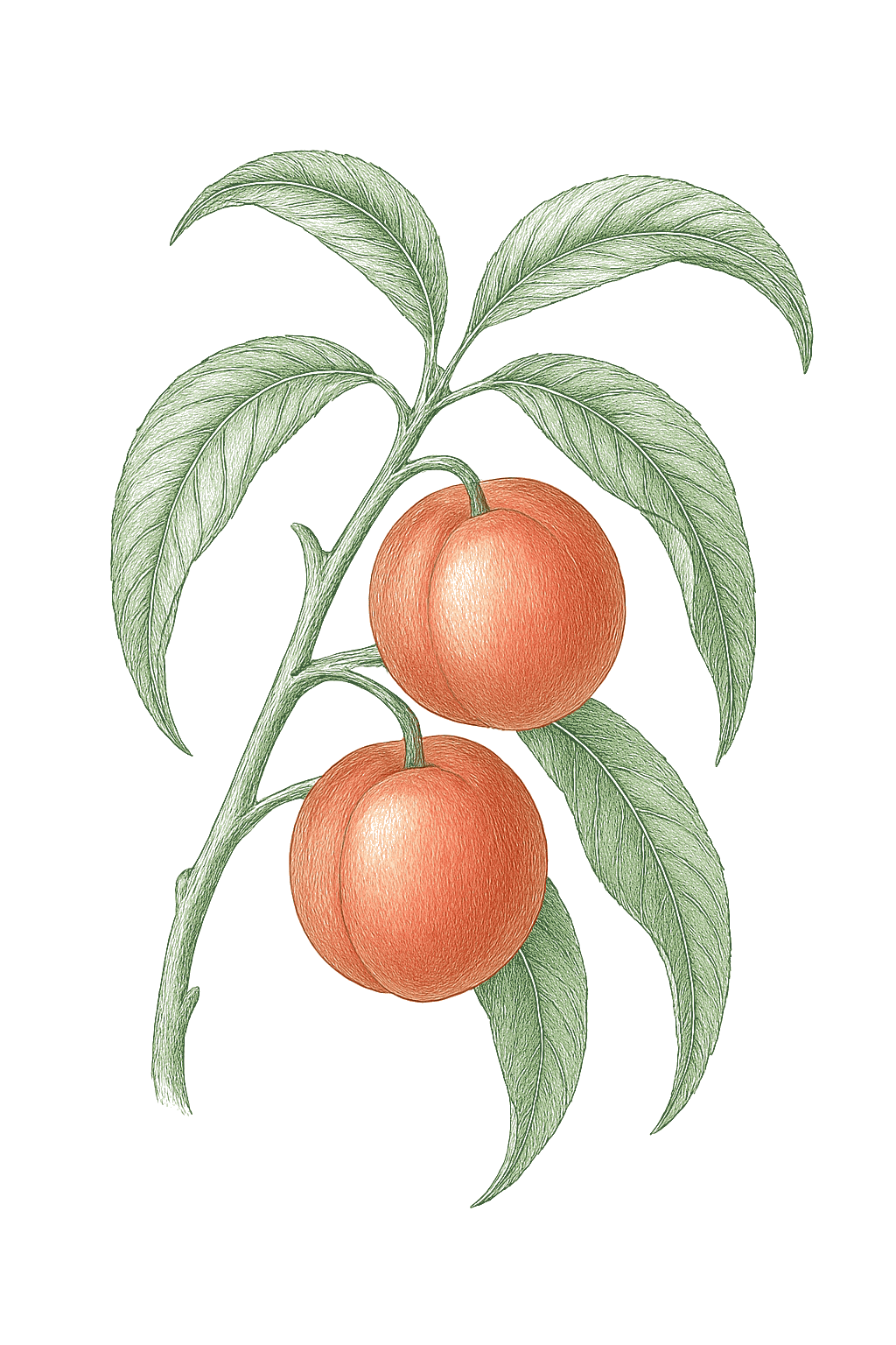 Nectarine mature plant