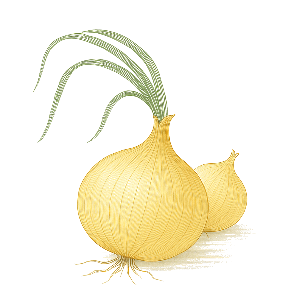 Texas 1015Y SuperSweet onion illustration