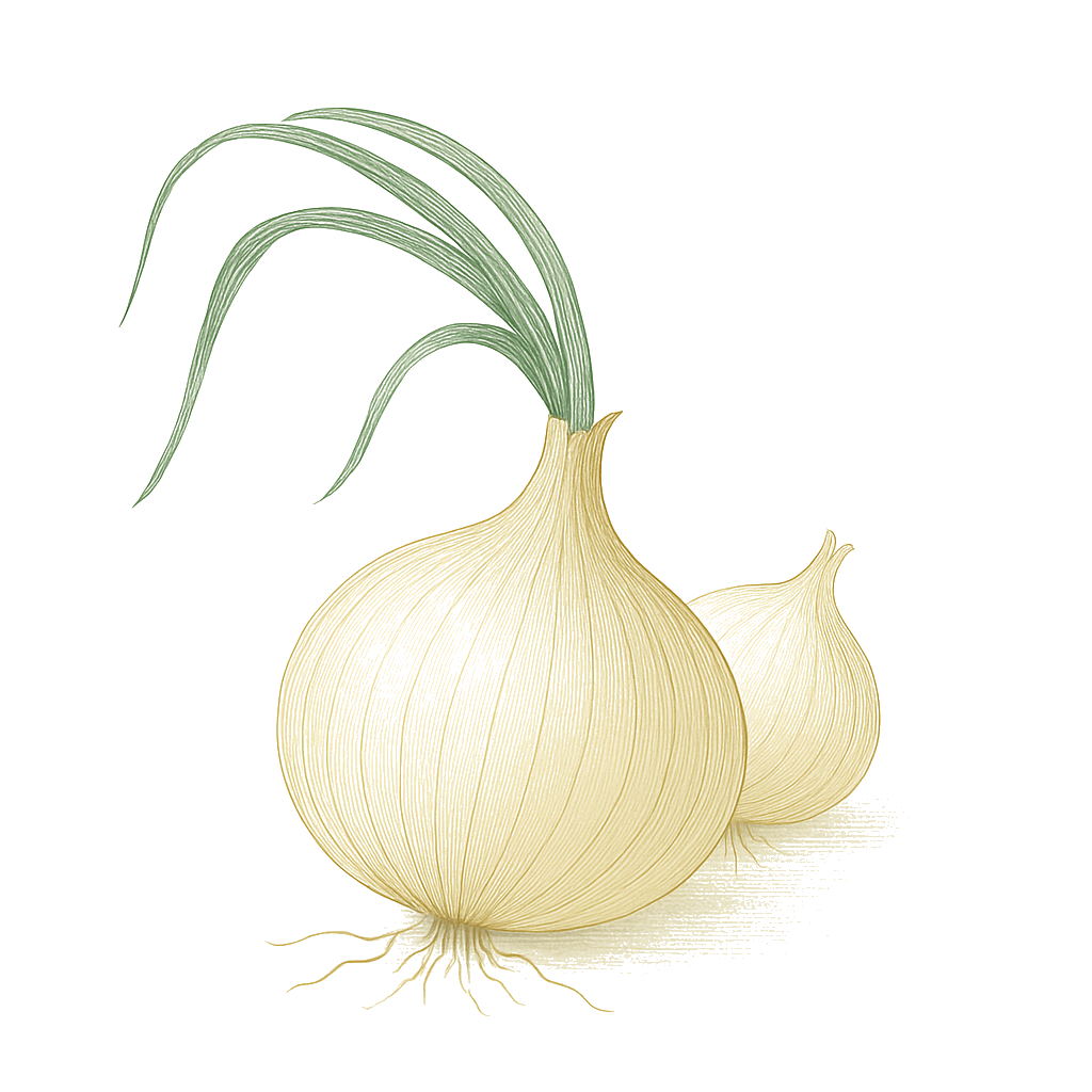 Walla Walla onion illustration