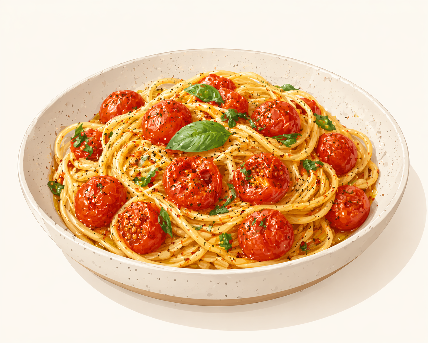 Burst Cherry Tomato Pasta