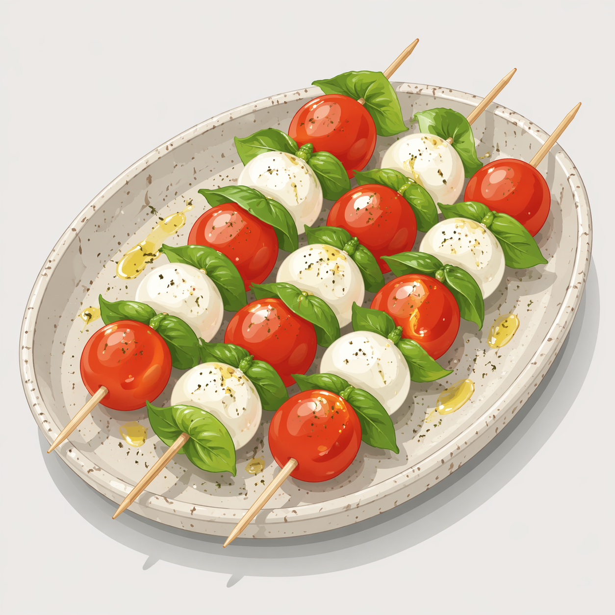 Garden Caprese Skewers