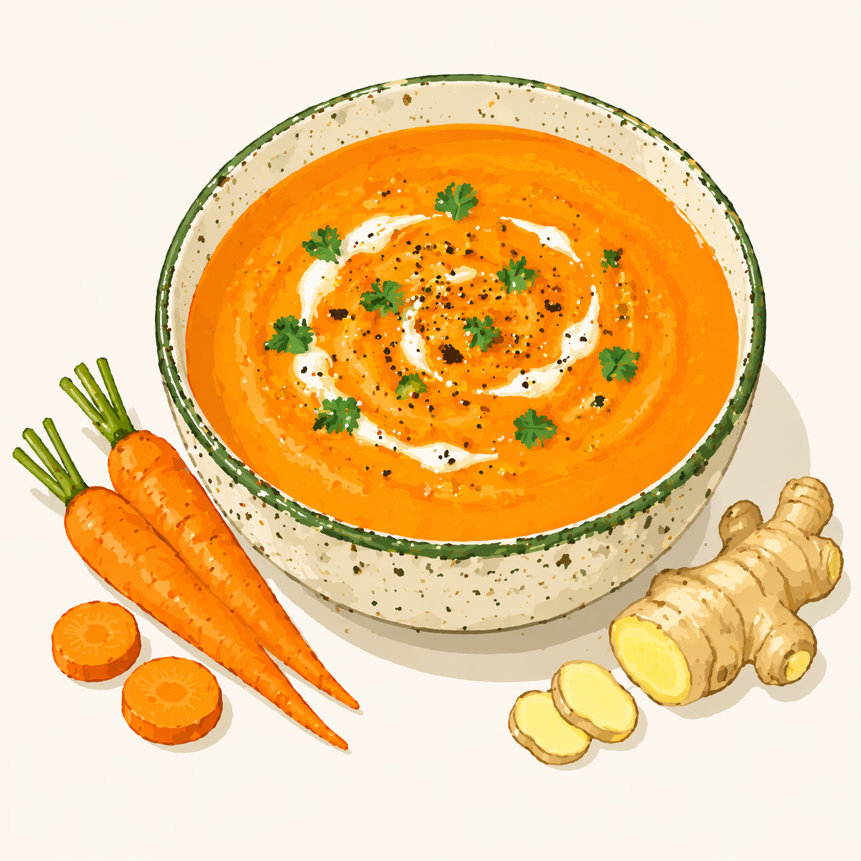 Carrot & Ginger Soup