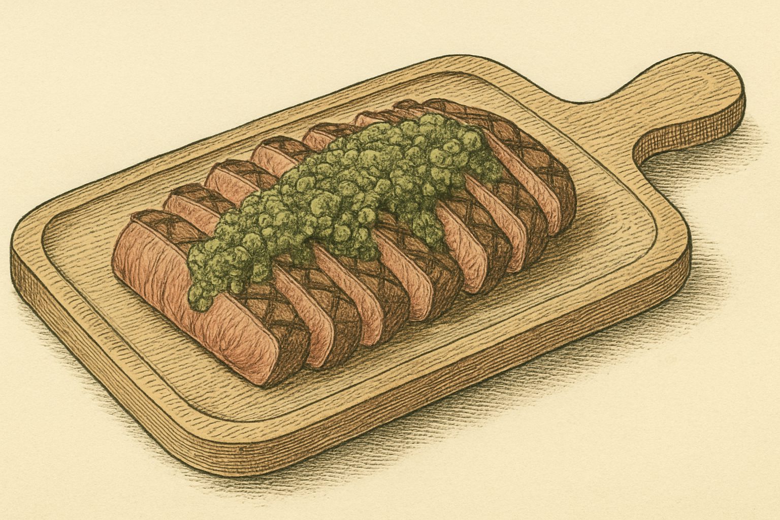 Chimichurri Steak with Garden Herbs