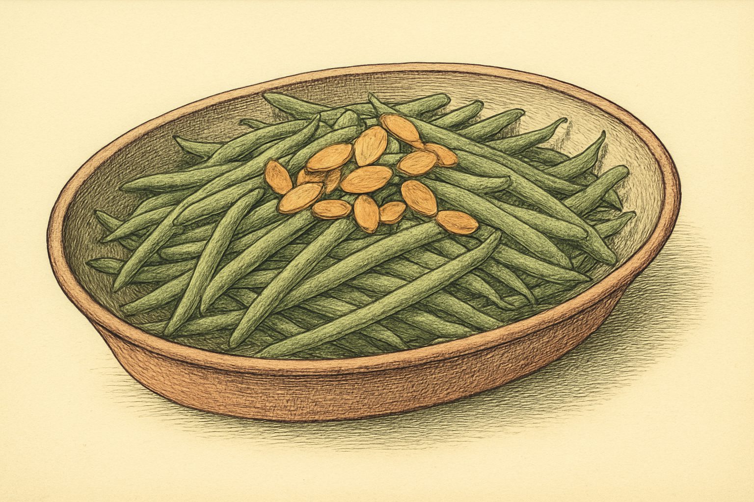 Green Beans Almondine