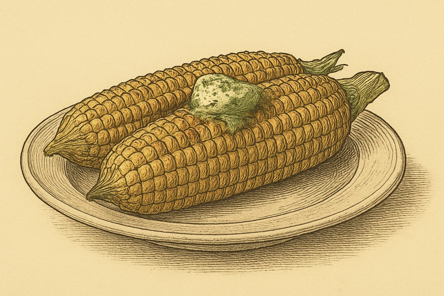 Grilled Corn with Herb Compound Butter