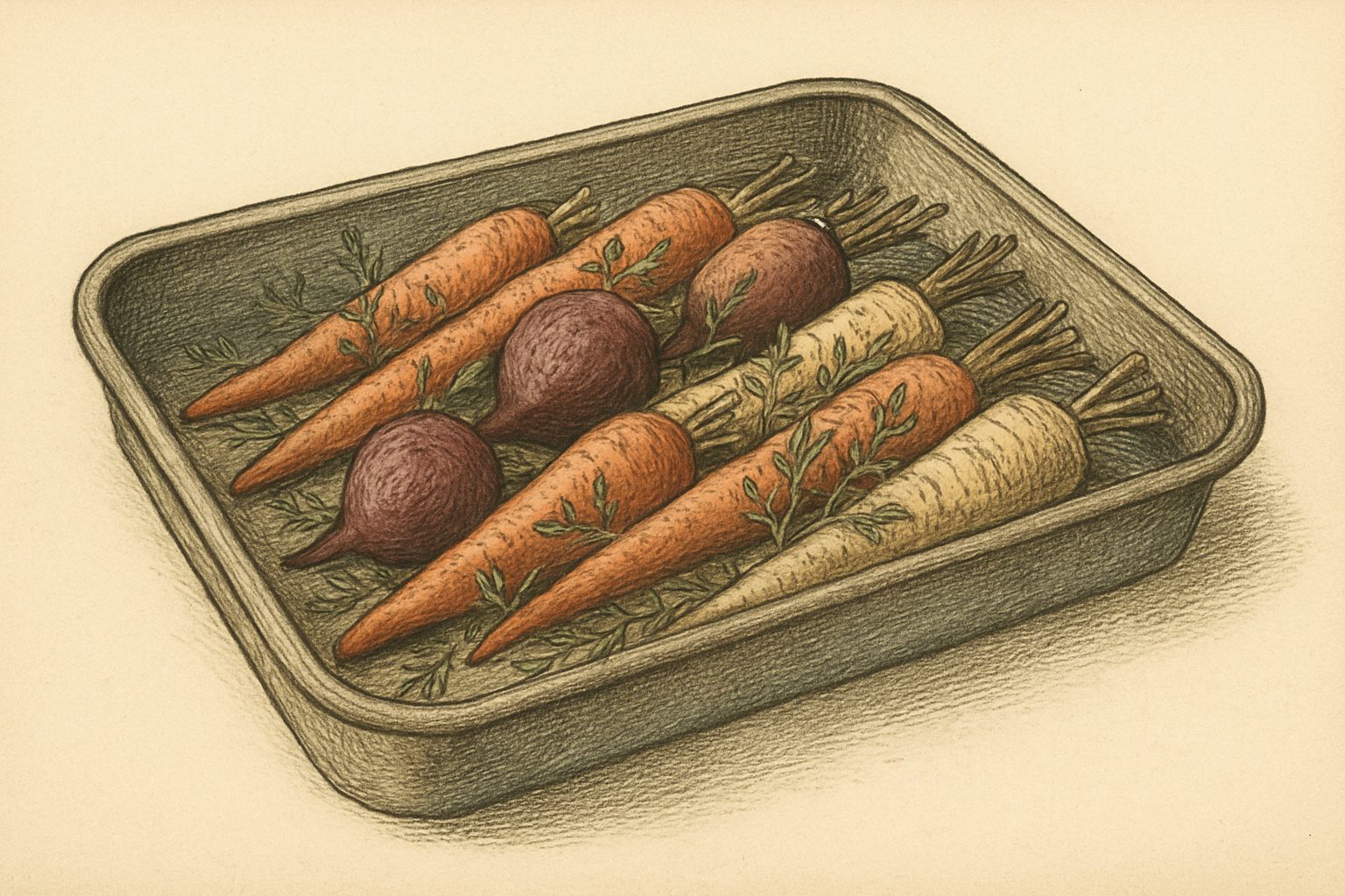 Roasted Root Vegetable Tray