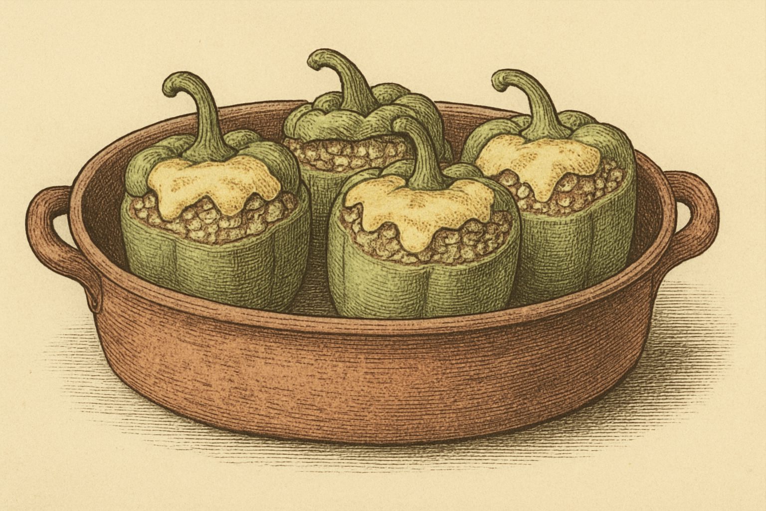 Stuffed Garden Peppers